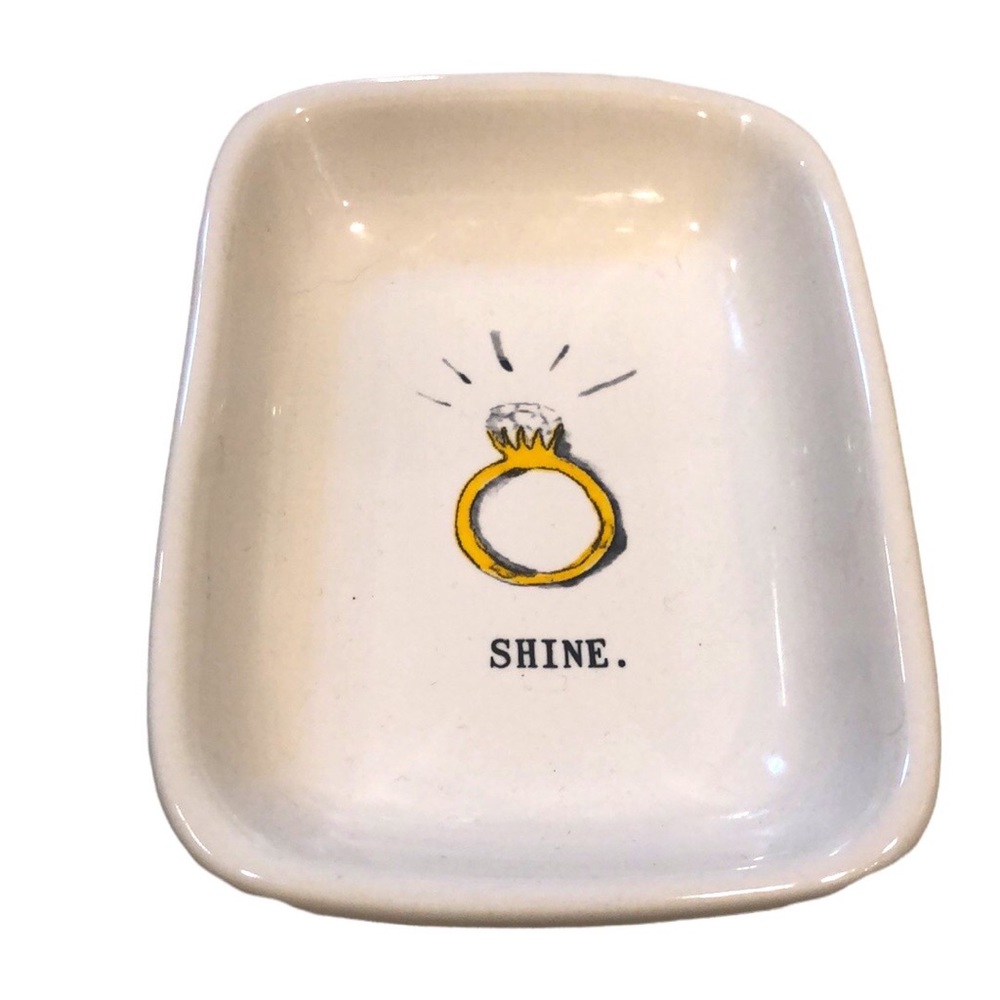 RAE DUNN ARTISAN COLLECTION SHINE JEWELRY TRINKET DISH